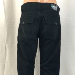 OAKLEY MEN'S BLACK CORDUROY PANTS SIZE 32W 32L